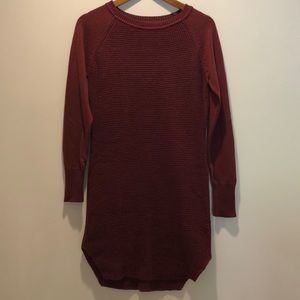 Burgundy sweater dress - Francesca’s